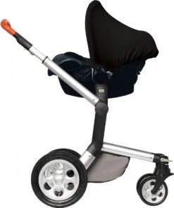 Dooky Hoody Autostoel Zonnekap - UV Werend - Black -Babyreizen 1006x1200