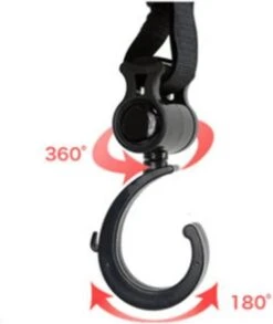 Baby Hangers Voor De Wandelwagen En Buggy + 2 Babylepels Cadeau - Nieuw In 2023 Met Verstevigde Draagbanden - 2 Stuks - De Flexibele Haken Draaien 360 Graden - Babytas Haak Voor Wandelwagen - 20 Kg Draagkracht -Babyreizen 1011x1200 4