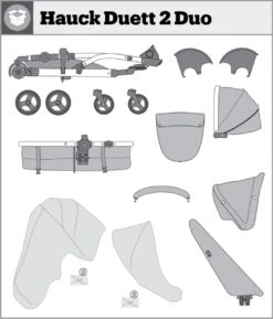 Hauck Duett 2 Duo Kinderwagen - Zwart -Babyreizen 1027x1200 6