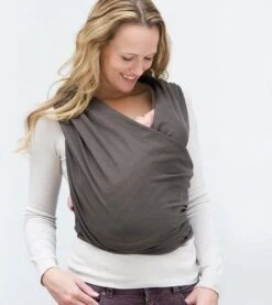 Babylonia - Tricot-Slen Organic - Draagdoek Baby - Silver Blue -Babyreizen 1069x1200 4