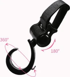 Kinderwagen Tassenhaak 2 Stuks - Boodschappenhaken - Tassenhanger - Babywagen Tassenhaak - Strollerhook - Buggy Haak - Bags Holder - Tassenclips - Rugzak Hanger - Verplaatsbare Hanger - Rolstoelhaak - Auto Hoofdsteun Haak -Babyreizen 1093x1200 1