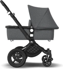 Bugaboo Cameleon 3 Plus Kinderwagen Met Stoel En Wieg - Zwart / Gemȇleerd Grijs -Babyreizen 1097x1200