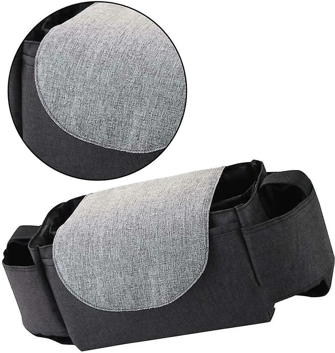 BOTC Kinderwagen Organizer - Buggy Tas Organizer - Wandelwagen Organizer - Luiertas - Telefoonhouder 6 BOTC Kinderwagen Organizer - Buggy Tas Organizer - Wandelwagen Organizer - Luiertas - Telefoonhouder - Afbeelding 4