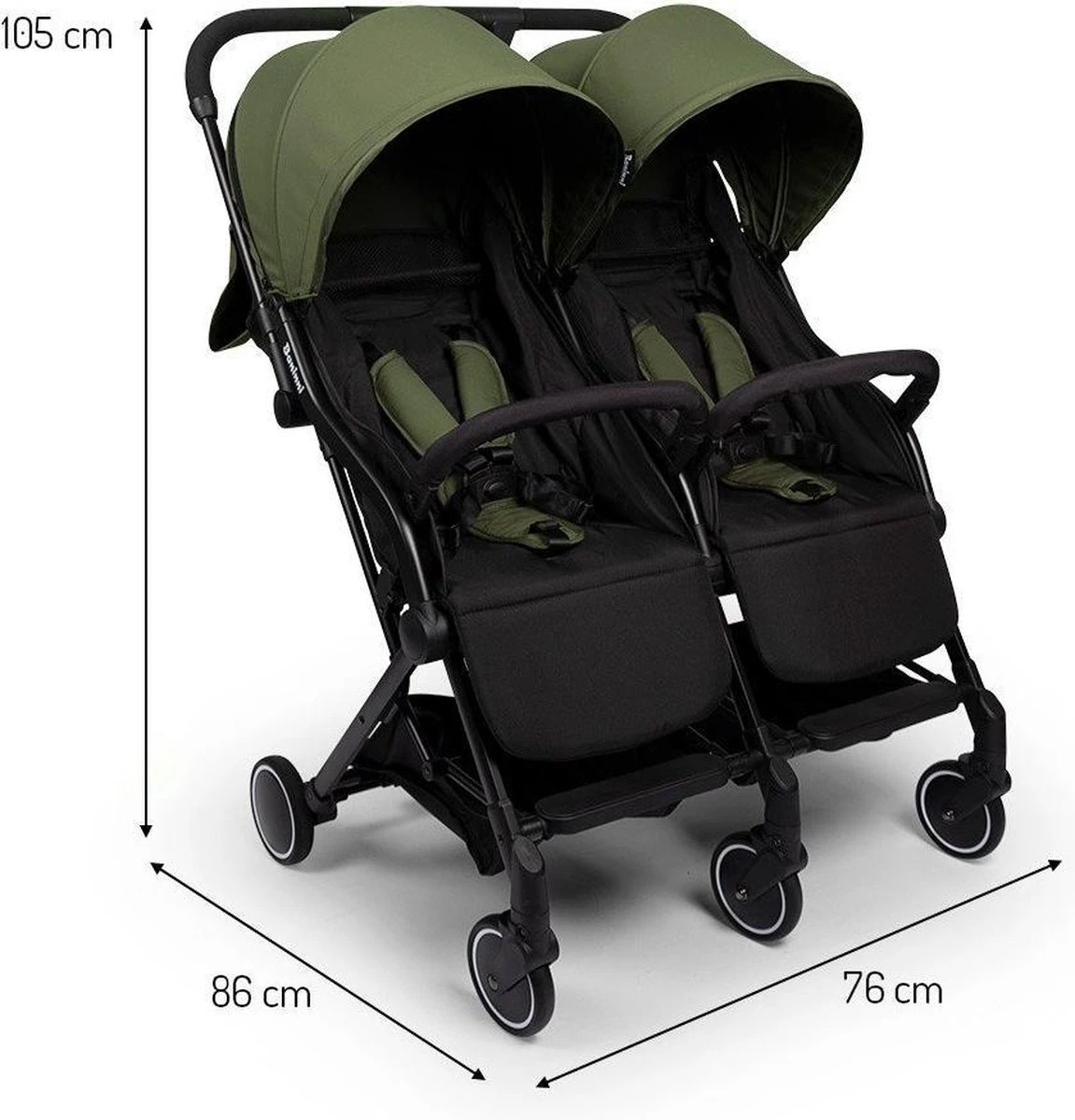 Baninni Duo Buggy Adige Moss 16 Baninni Duo Buggy Adige Moss - Afbeelding 14