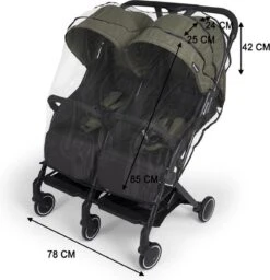 Bannini Duo Buggy Adige Regenhoes 5 Bannini Duo Buggy Adige Regenhoes -Babyreizen 1159x1200 1