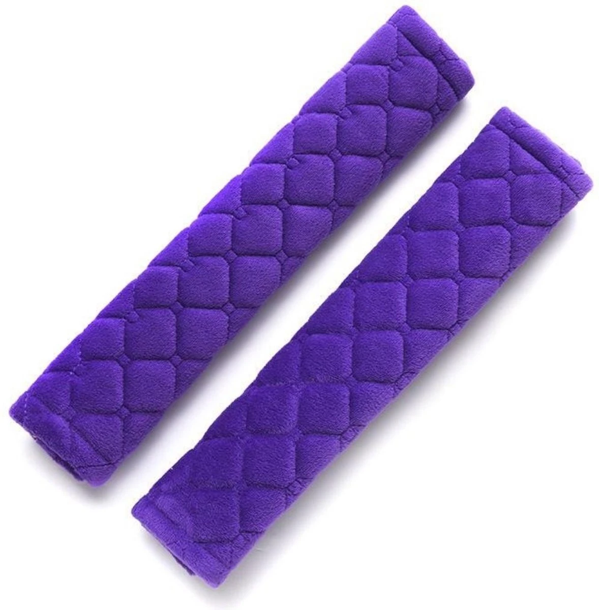 Hazlö Luxe Gordelhoezen - Checkered - Auto Gordel Beschermer - Schouderhoezen - Gordelkussen - Gordelhoes - 2 Stuks - Paars 3 Hazlö Luxe Gordelhoezen - Checkered - Auto Gordel Beschermer - Schouderhoezen - Gordelkussen - Gordelhoes - 2 Stuks - Paars