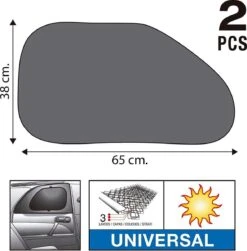Car Plus Zonneschermen Zijruit 3-laags 38 X 65 Cm Zwart 2 Stuks -Babyreizen 1179x1200 1