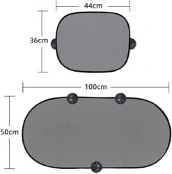 Zonnescherm Auto - Zonwering - Zijruit - Achterruit - UV Protectie - Set Van 3 - Rheme 14 Zonnescherm Auto - Zonwering - Zijruit - Achterruit - UV Protectie - Set Van 3 - Rheme -Babyreizen 1186x1200