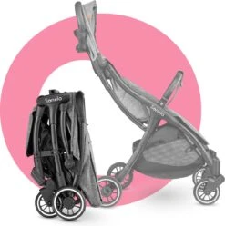 Lionelo Buggy Julie One - Kinderwagen Premium - Automatisch Opvouwen - Wandelwagen Tot 22 Kg - Comfortabele Zitje -Babyreizen 1188x1200 3