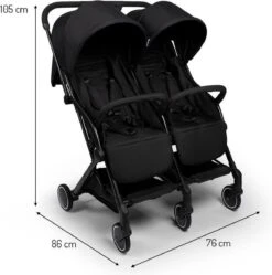 Baninni Duo Buggy Adige Zwart -Babyreizen 1189x1200 2
