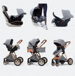 Merkloos Kinderwagen 3-in-1 – Luxe Kinderwagen - Buggy – Wandelwagen - Multifunctioneel – Opklapbaar – Incl Autostoel – Grijs 16 Merkloos Kinderwagen 3-in-1 – Luxe Kinderwagen - Buggy – Wandelwagen - Multifunctioneel – Opklapbaar – Incl Autostoel – Grijs -Babyreizen 1190x1200 7