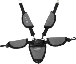 FUXTEC Veiligheidsriem - 5-punts - Veiligheidsgordel Voor Bolderkar - Grijs