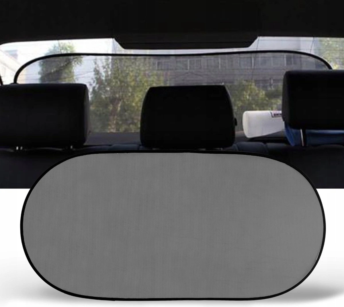 Zonnescherm Auto - Zonwering - Zijruit - Achterruit - UV Protectie - Set Van 3 - Rheme 7 Zonnescherm Auto - Zonwering - Zijruit - Achterruit - UV Protectie - Set Van 3 - Rheme - Afbeelding 5