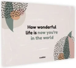 Cuddie Baby Draagdoek - Premium Organic Baby Draagdoek Gemaakt Van Bio Katoen - Newborns Tot 15 Kg - Baby Cadeau - Met Wenskaart - Zwart -Babyreizen 1200x1075 4