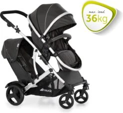 Hauck Duett 2 Duo Kinderwagen - Zwart -Babyreizen 1200x1100 1