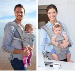 Deryan Ergonomische Draagzak - Buikdrager 4-in-1 Grijs -Babyreizen 1200x1127 4