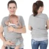 Baby Mama Draagdoek Grijs - Rekbaar - Biologisch Katoen - Ergonomisch - Draagzak - Tot 15KG -Babyreizen 1200x1136 3