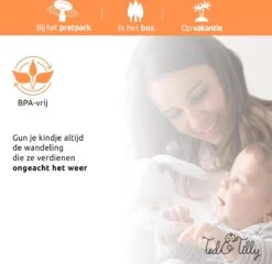 Universele Regenhoes Kinderwagen Met Kijkvenster – Buggy Hoes Universeel – Tegen Regen En Miezer Buggy – Doorzichtig -Babyreizen 1200x1167 3