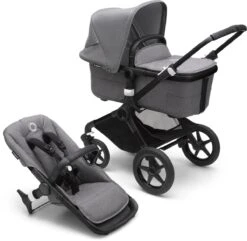 Bugaboo Fox3 Kinderwagen - Black/Grey Melange 16 Bugaboo Fox3 Kinderwagen - Black/Grey Melange -Babyreizen 1200x1173 1