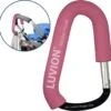Luvion Buggy Haak / Kinderwagen Tassenhaak - Roze 1 Luvion Buggy Haak / Kinderwagen Tassenhaak - Roze -Babyreizen 1200x1177 5