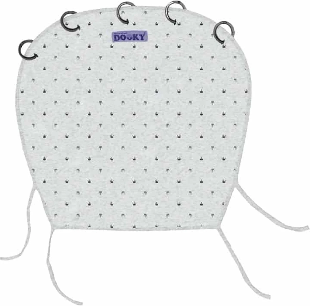 Dooky Universal Cover Zonnescherm Kinderwagen - Light Grey Crowns 15 Dooky Universal Cover Zonnescherm Kinderwagen - Light Grey Crowns - Afbeelding 13