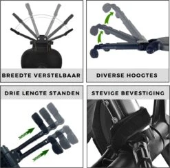 Merkloos Kinderwagen/Buggy Meerijdplankje - Kant & Klaar - In Elkaar Gezet - Universeel – Met Zitje – Verstelbaar – Zwart -Babyreizen 1200x1191 4