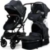 Merkloos 3 In 1 Kinderwagen - Buggy - Opklapbare Wandelwagen - Opvouwbaar - Kinderwagen 3 In 1 - Wandelwagen - Kinderwagens - Kinderwagen 3 In 1 Incl Autostoel - Wandelwagen Baby - Maxi-Cosi -Babyreizen 1200x1198 11