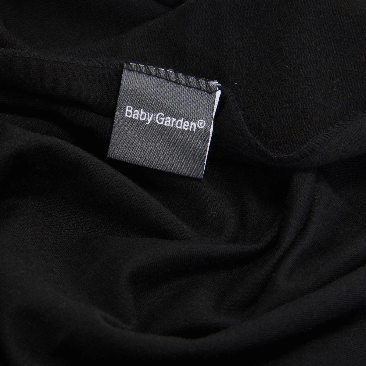 Baby Garden Draagdoek Zwart - Ergonomisch - Original - Gratis Slabbetje 5 Baby Garden Draagdoek Zwart - Ergonomisch - Original - Gratis Slabbetje - Afbeelding 3