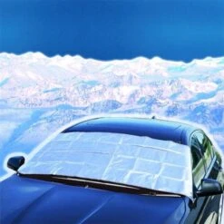 Merkloos Anti Vries Deken Auto - Anti-ijsdeken - Vorstbeschermer - Autoruit Ontdooien - Zonnescherm Voorruit - 70 X 145 Cm -Babyreizen 1200x1200 343
