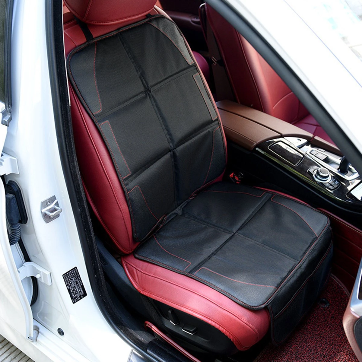 YONO Autostoel Beschermer Met Organizer - Hoes Bekleding Isofix Compatibel - Auto Accessoiers - Rugleuning Bescherming - Zwart 5 YONO Autostoel Beschermer Met Organizer - Hoes Bekleding Isofix Compatibel - Auto Accessoiers - Rugleuning Bescherming - Zwart - Afbeelding 3