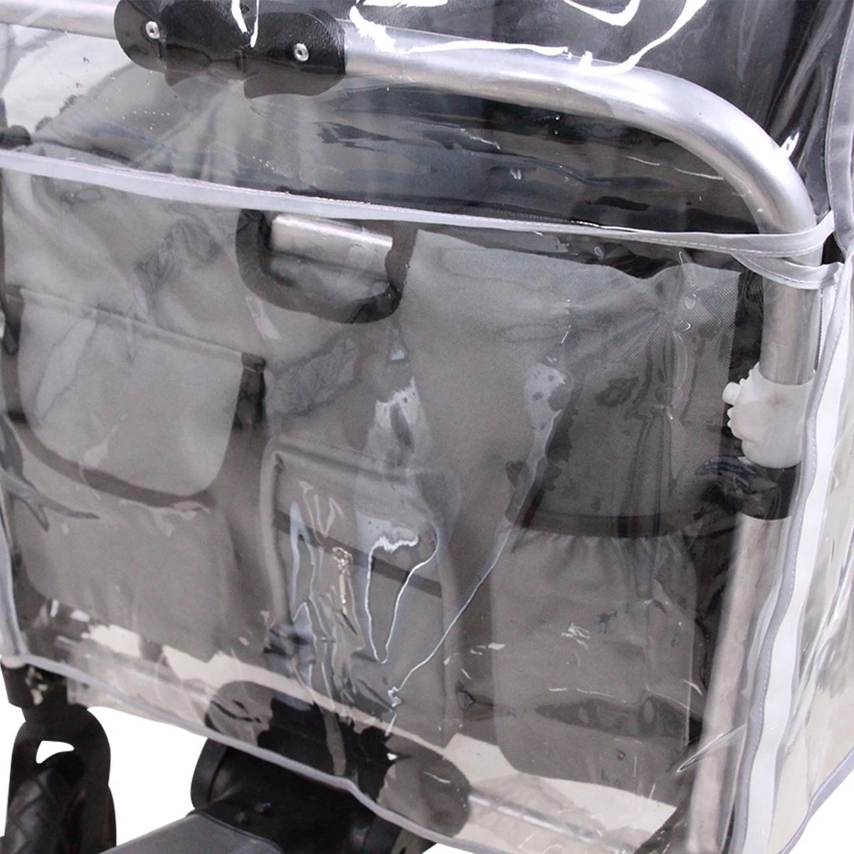 FUXTEC Regenhoes Transparant Voor Bolderkar CTL900 7 FUXTEC Regenhoes Transparant Voor Bolderkar CTL900 - Afbeelding 5