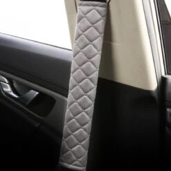 Hazlö Luxe Gordelhoezen - Checkered - Auto Gordel Beschermer - Schouderhoezen - Gordelkussen - Gordelhoes - 2 Stuks - Grijs -Babyreizen 1200x1200 81