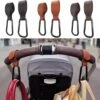 Kinderwagen Tassenhaak | Set Van 2 | Tas Hanger | Verstevigde Klittenband - 2 Stuks Zwart -Babyreizen 1200x1200 810