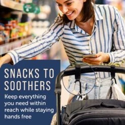 BOTC Kinderwagen Tassenhaakjes - Leer - Haakjes Voor Tassen - Set Van 2 - Leather - Extra Stevig - Buggy Haakjes - Zwart -Babyreizen 1200x1200 815