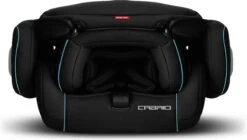 Hamilton By Yoop Cabrio Premium Opvouwbare Autostoel – Veilig, Comfortabel En Lichtgewicht Autozitje – Groep I, II, III Autostoeltje Voor 9 Maanden Tot 12 Jaar – Neon Blauw – ISOFIX Kliksysteem - 1e Opvouwbare Autostoel Ter Wereld - Zwart/Neon Blauw -Babyreizen 1200x678