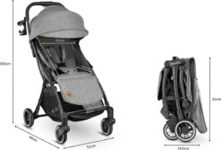 Lionelo Buggy Julie One - Kinderwagen Premium - Automatisch Opvouwen - Wandelwagen Tot 22 Kg - Comfortabele Zitje -Babyreizen 1200x813 1