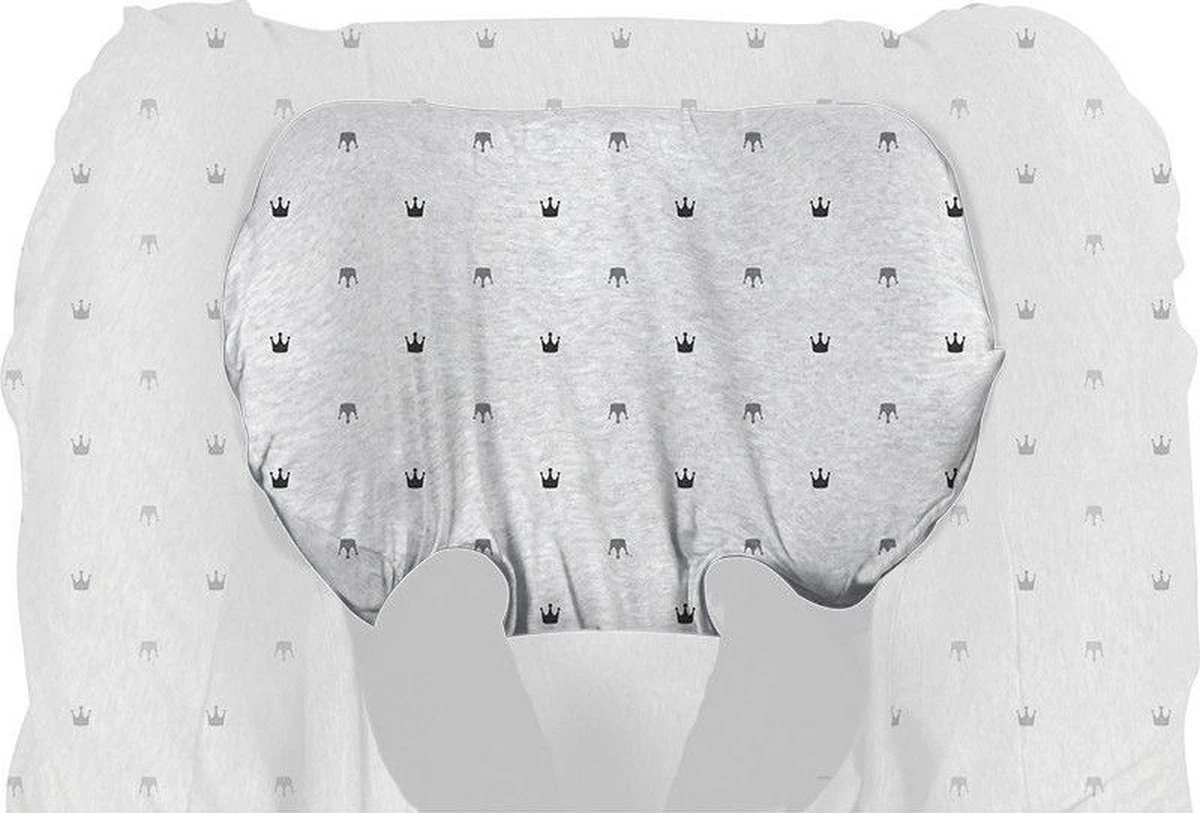 Dooky Seat Cover Groep 1 Autostoel Hoes Light Grey Crowns 4 Dooky Seat Cover Groep 1 Autostoel Hoes Light Grey Crowns - Afbeelding 2