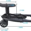 Meerijdplankje Met Zitje - Meerijdplankje Universeel – Buggy Board – Buggy Board Meerijdplankje – Buggy Universeel Meerijdplankje – Zwart Wiel -Babyreizen 1200x824