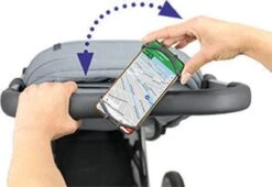 Dooky Telefoonhouder Smartphone Telefoon Houder 360* Rotatie Universeel Kinderwagen Fiets Zwart -Babyreizen 1200x828 1