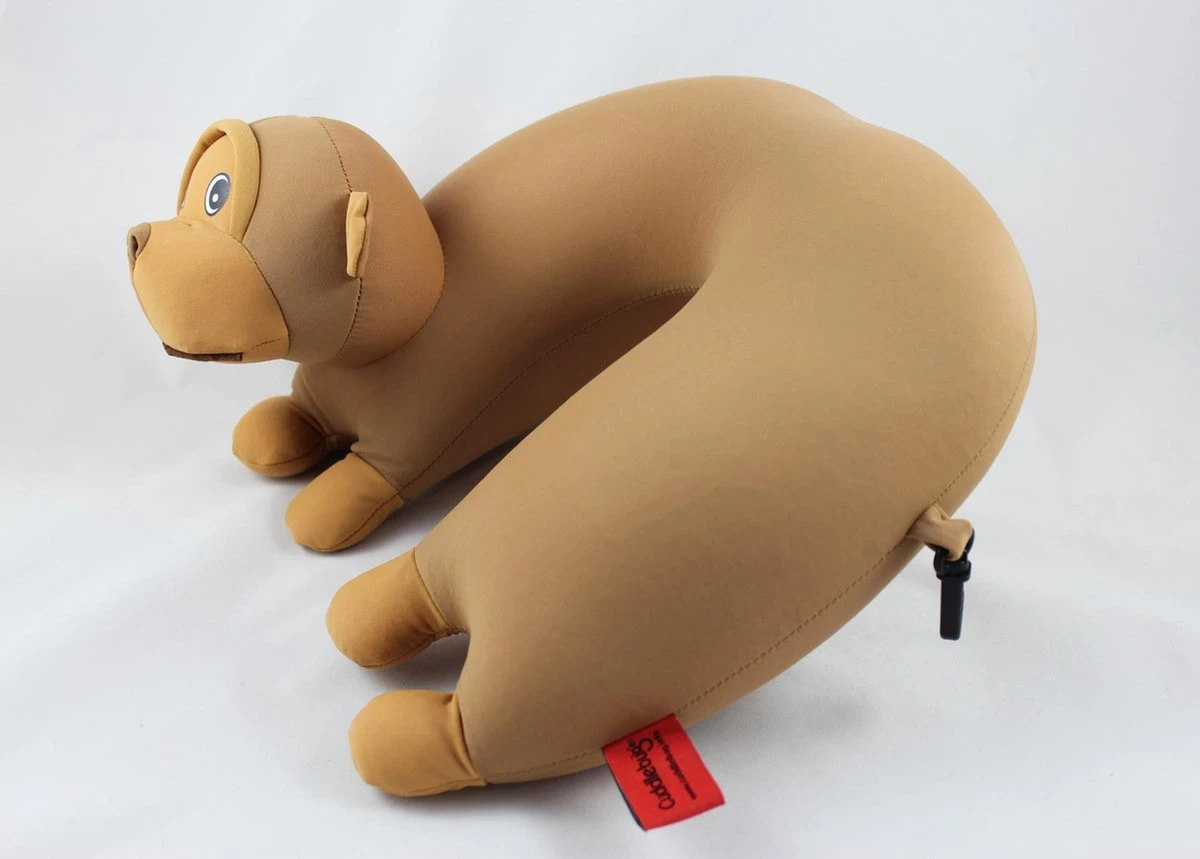 Cuddlebug U-shape Kussen | Aap | Knuffel | Kinderen 7 Cuddlebug U-shape Kussen | Aap | Knuffel | Kinderen - Afbeelding 5