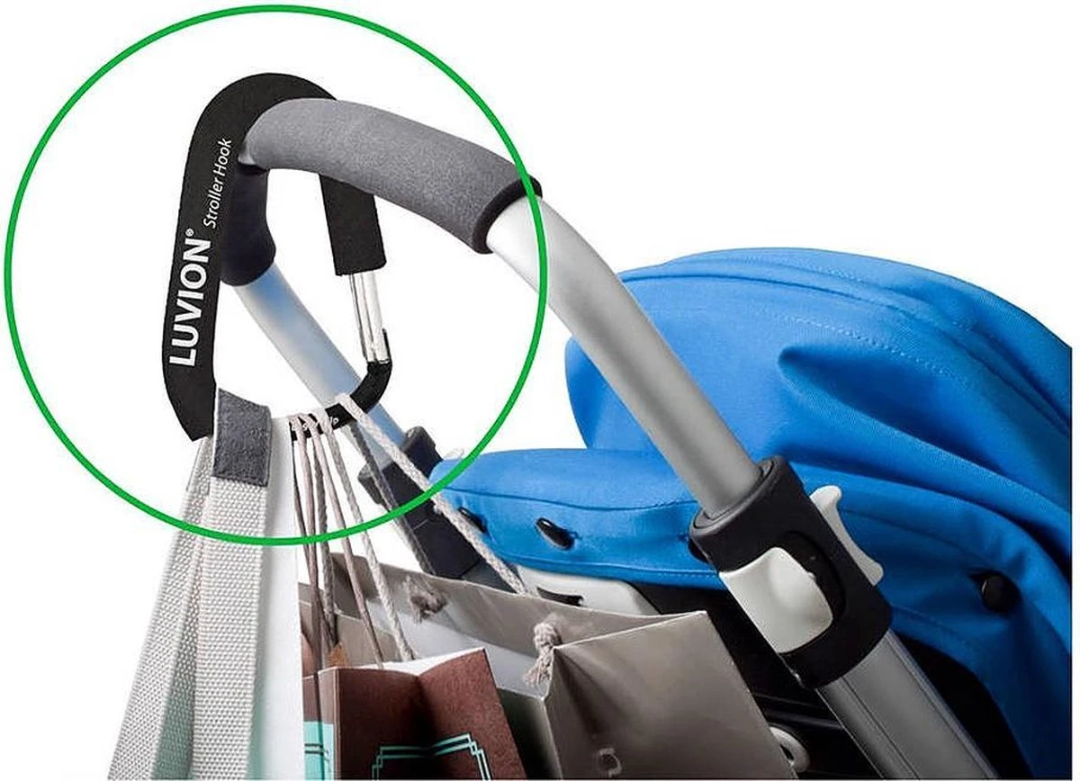 Luvion - Buggy Haak / Kinderwagen Tassenhaak 4 Luvion - Buggy Haak / Kinderwagen Tassenhaak - Afbeelding 2