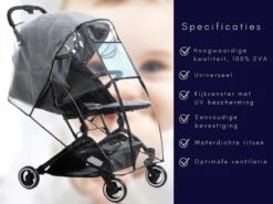 Regenhoes Kinderwagen - Regenhoes Buggy - Wandelwagen - Regenscherm - Universeel - Hoogwaardige Kwaliteit 7 Regenhoes Kinderwagen - Regenhoes Buggy - Wandelwagen - Regenscherm - Universeel - Hoogwaardige Kwaliteit -Babyreizen 1200x900 29