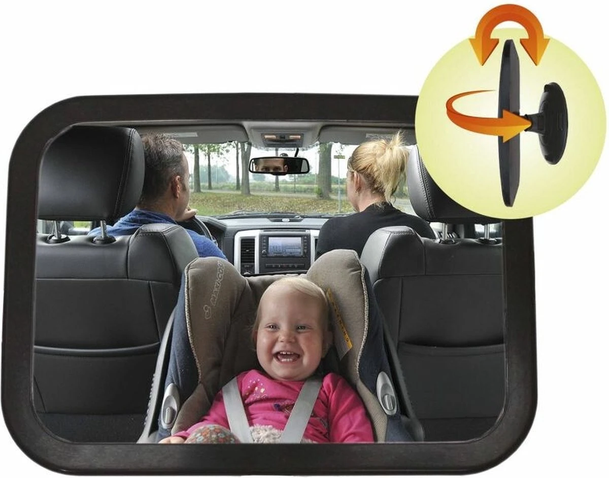 Dc Brands - Verstelbare Spiegel Voor In De Auto - Kinderspiegel Auto - Spiegel - Baby - Veiligheid 3 Dc Brands - Verstelbare Spiegel Voor In De Auto - Kinderspiegel Auto - Spiegel - Baby - Veiligheid