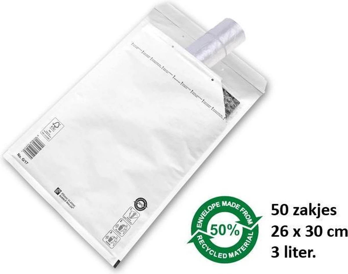 Merkloos Vuilniszakken 50 X 3 Liter | Klein, Doorzichtig Plastic | 27 X 30 Cm | Kleine Pedaalemmer Restafval Afval Zakjes 5 Merkloos Vuilniszakken 50 X 3 Liter | Klein, Doorzichtig Plastic | 27 X 30 Cm | Kleine Pedaalemmer Restafval Afval Zakjes - Afbeelding 3