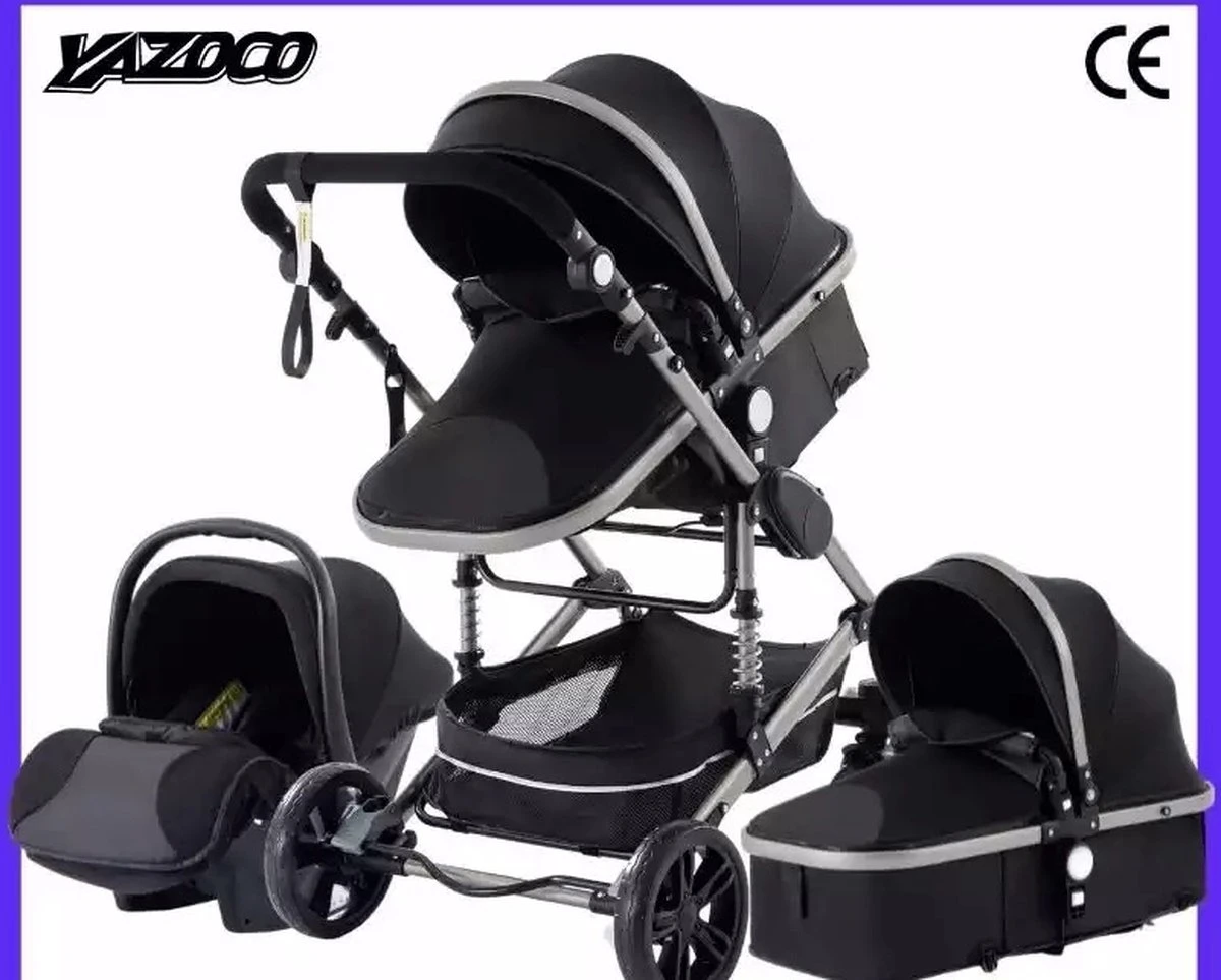 Merkloos Luxe Multi-functionele 3 In 1 Wandelwagen - Babywagen - Kwalitatieve Buggy - Opklapbare Kinderwagen - Licht En Flexibel 19 Merkloos Luxe Multi-functionele 3 In 1 Wandelwagen - Babywagen - Kwalitatieve Buggy - Opklapbare Kinderwagen - Licht En Flexibel - Afbeelding 17