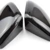 Zwarte Spiegelkappen - VW Golf 7 & 7,5 (GTI/R) - VW Touran - Met Gratis Gereedschap Tool - Auto Spiegels - Accesoires - Auto Accessoires - Ook Voor GTE/GTD