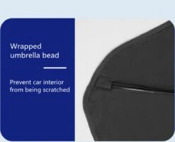 EXTRA GROOT Zonnescherm / Autoparaplu - Binnenkant Voorruit Auto - Opvouwbaar - Hitte En UV Bescherming 148X86cm -Babyreizen 1200x975 2