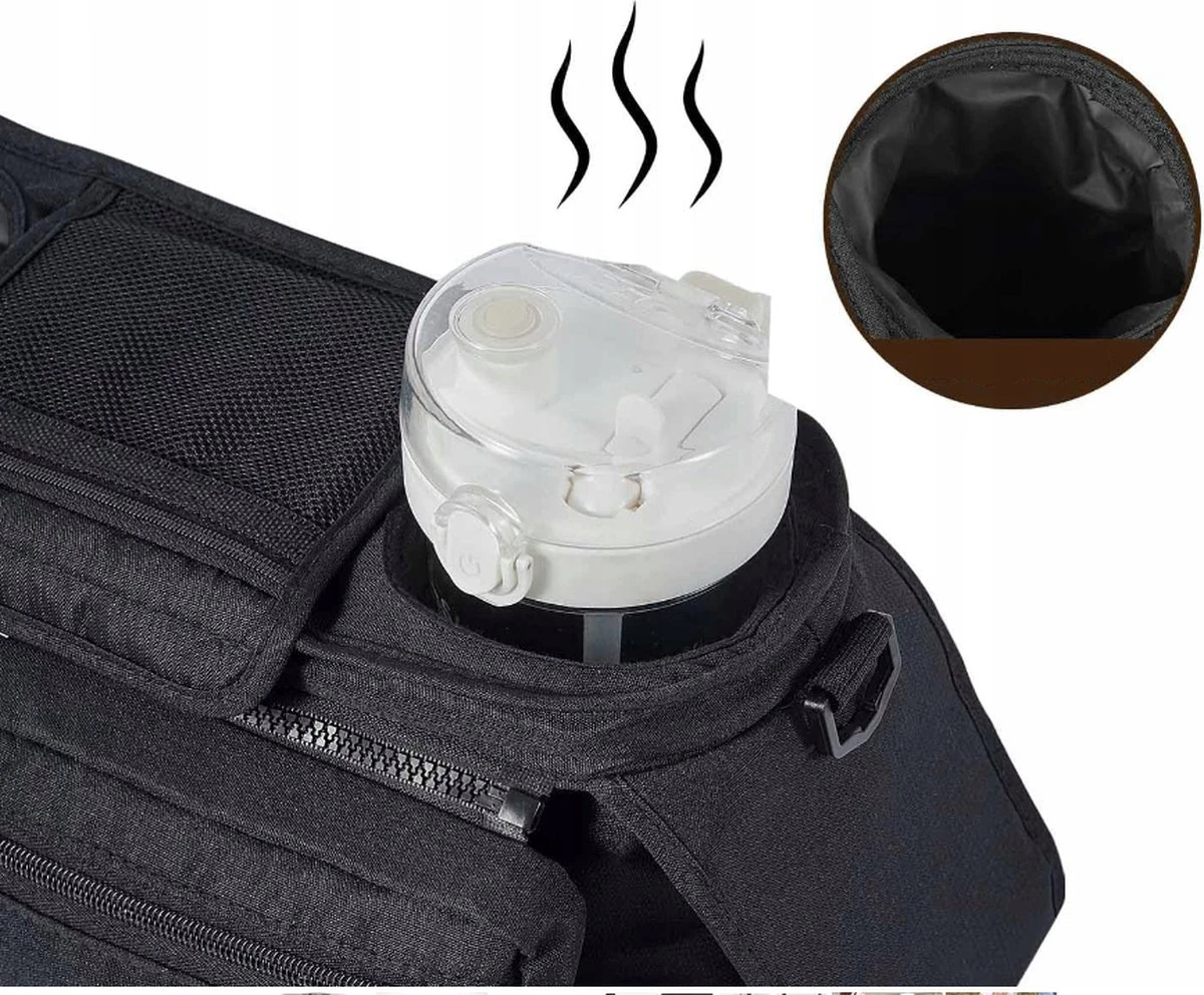 Kinderwagen Opbergtas - Organizer - Luiertas - Buggy - Reis - Waterafstotend 9 Kinderwagen Opbergtas - Organizer - Luiertas - Buggy - Reis - Waterafstotend - Afbeelding 7