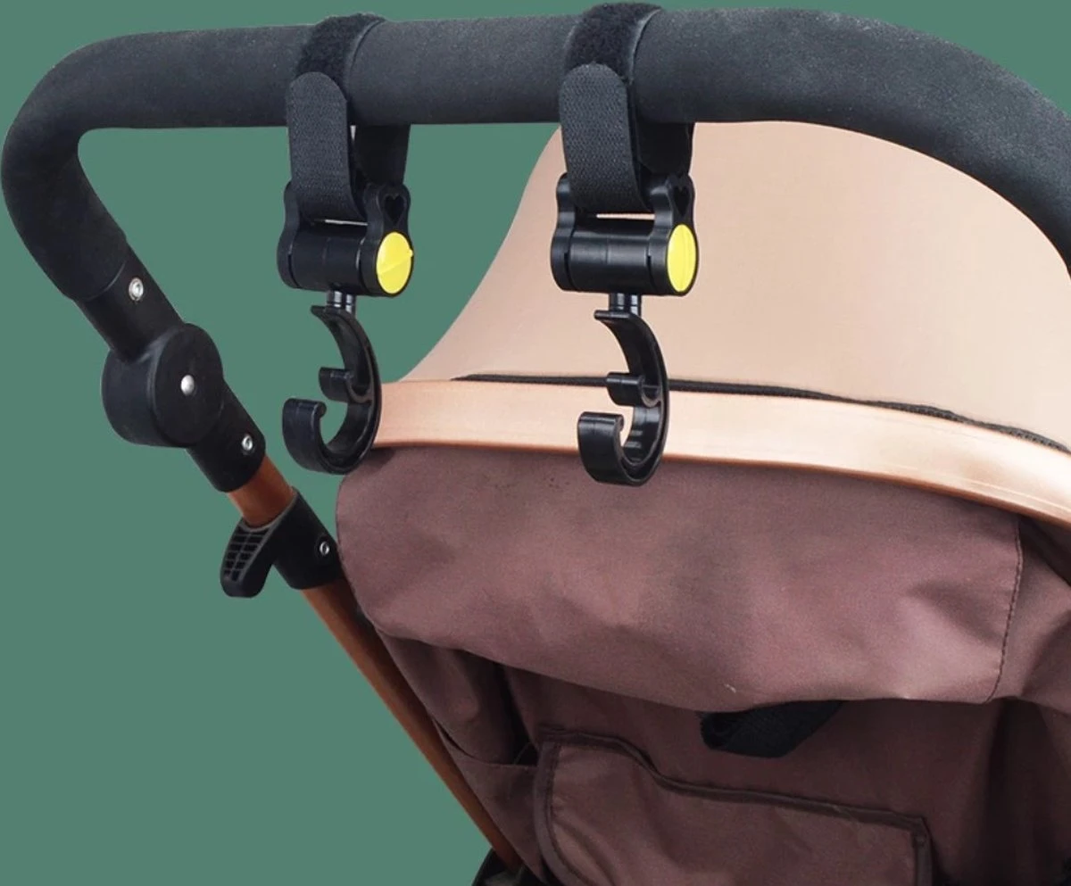 Merkloos 2x Haken Voor Kinderwagen / Buggy / Babywagen - Dubbele Tashanger - Tassenhaak - 2 Haakjes Voor Tassen - Tassenhanger - Zwart 3 Merkloos 2x Haken Voor Kinderwagen / Buggy / Babywagen - Dubbele Tashanger - Tassenhaak - 2 Haakjes Voor Tassen - Tassenhanger - Zwart