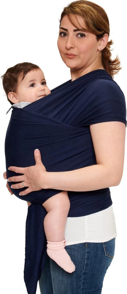 Baby Garden Draagdoek Donkerblauw - Ergonomisch - Original - Gratis Slabbetje 4 Baby Garden Draagdoek Donkerblauw - Ergonomisch - Original - Gratis Slabbetje - Afbeelding 2